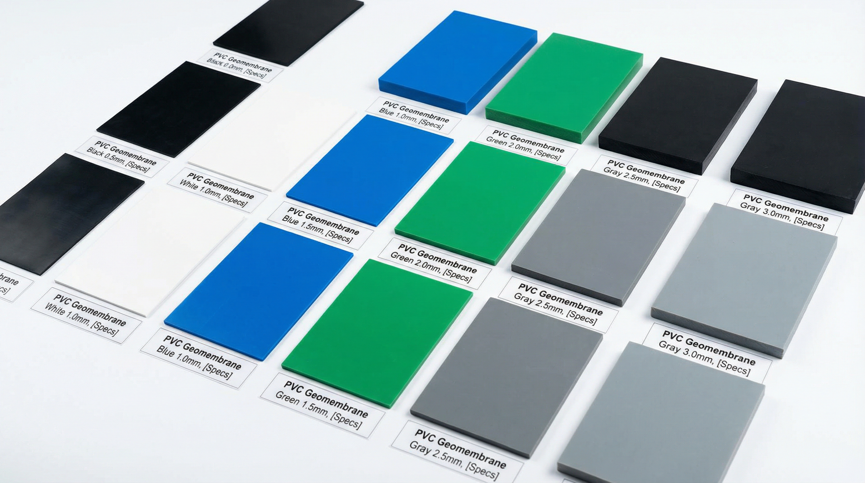 Geomembrana PVC Gris 2.5mm